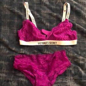 NWOT Victoria’s Secret Cami bra and undies